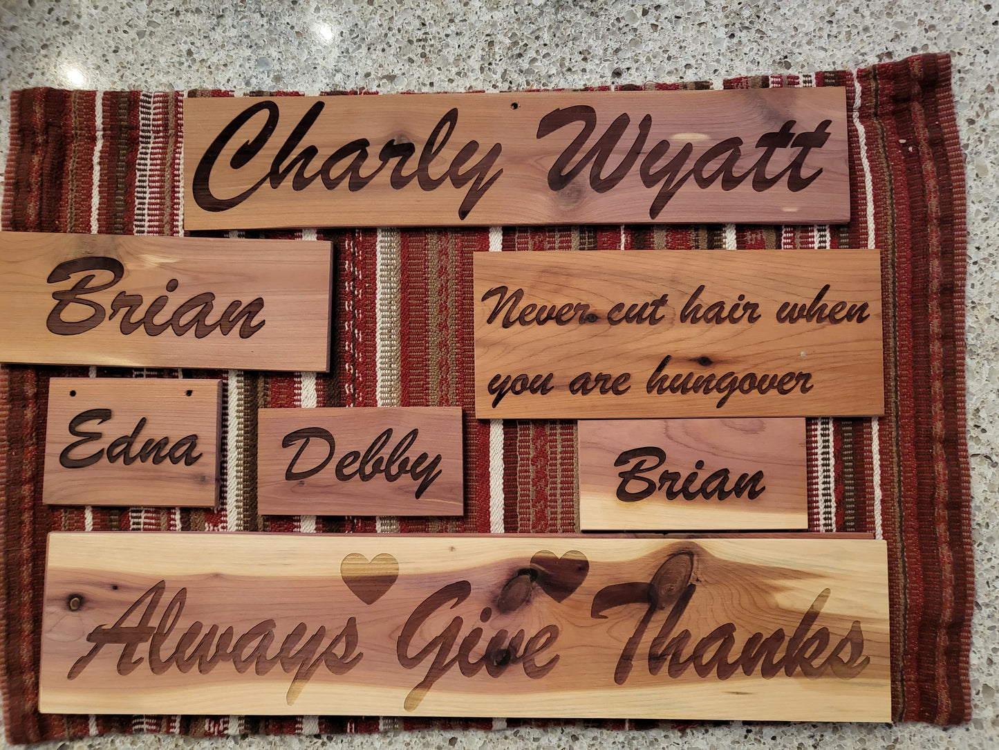 Name Plaques